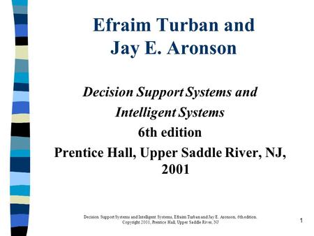 Efraim Turban and Jay E. Aronson