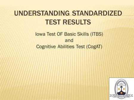 Understanding standardized test Results