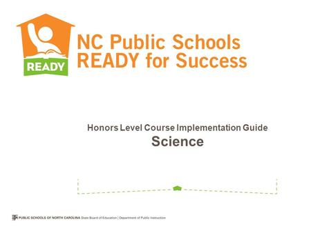 Honors Level Course Implementation Guide Science.