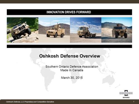 Oshkosh Defense Overview
