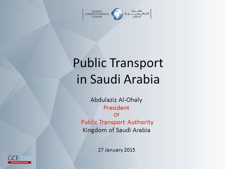 Public Transport in Saudi Arabia