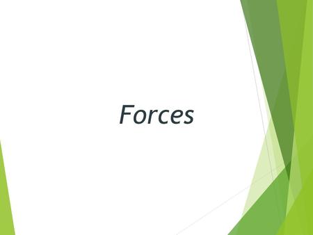 Forces. Force A force is a push or pull on an object resulting from the object's interaction with another object. This push or pull results in a change.