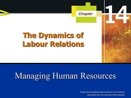 The Dynamics of Labour Relations