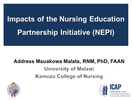 Impacts of the Nursing Education Partnership Initiative (NEPI)