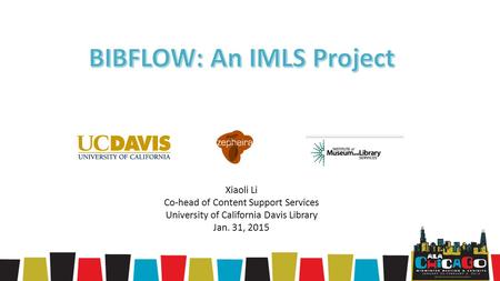 BIBFLOW: An IMLS Project