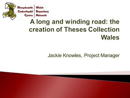 Jackie Knowles, Project Manager. Image from