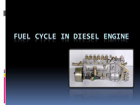 Roger Krieger, GM R&D Center Diesel Fuel If you have ever compared diesel fuel and gasoline, you know that they are different.gasoline They certainly.