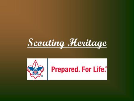 Scouting Heritage. Scouts who write or visit the National Scouting Museum receive this patch. This is the only way a Scout can authentically demonstrate.