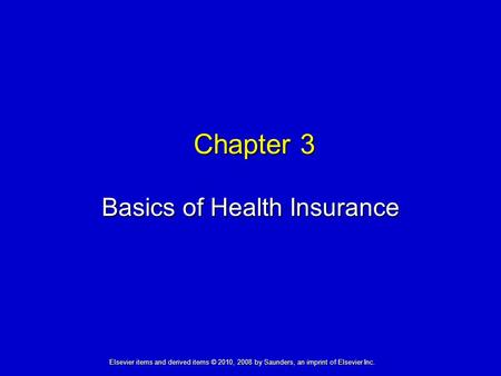 Basics of Health Insurance