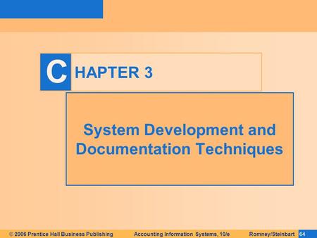 System Development and Documentation Techniques
