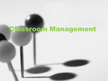 Classroom Management. What are the issues? Please write down three examples of disruptive behaviors that in your experience have made the classroom less.