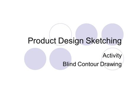 Product Design Sketching