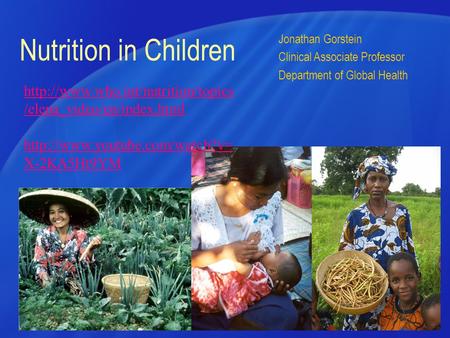 HSERV Nutrition in Children