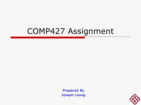 COMP427 Assignment Prepared By Joseph Leung. Guideline For Assignment 1  Choose your article from the following topics : Digital divide Privacy Intellectual.