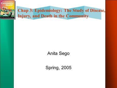 Anita Sego Spring, 2005.
