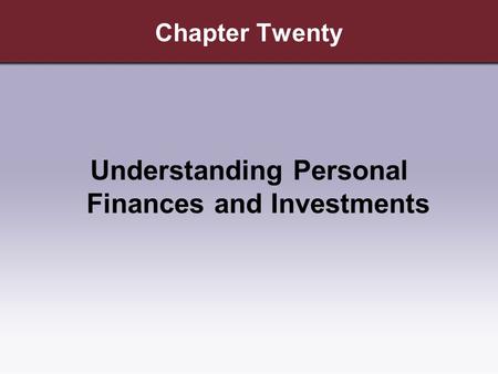 Understanding Personal Finances and Investments