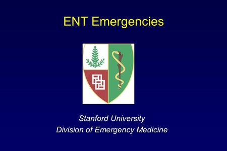 Stanford University Division of Emergency Medicine