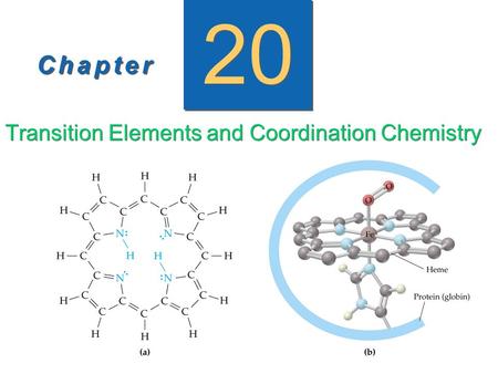 Transition Elements and Coordination Chemistry