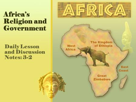 Africa’s Religion and Government
