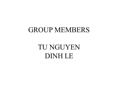 GROUP MEMBERS TU NGUYEN DINH LE. 4 bit Parallel input to serial output (4bit_PISO) shift REG.