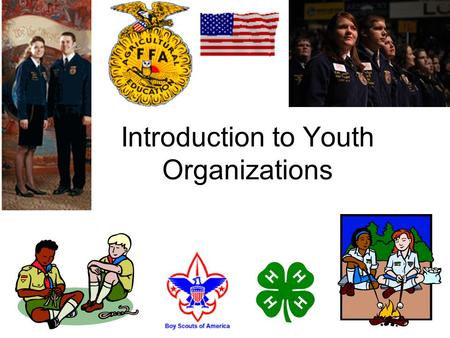 Introduction to Youth Organizations. Overview of Today Orientation to the course Youth Development The Advisor: Roles and Responsibilities Overview of.