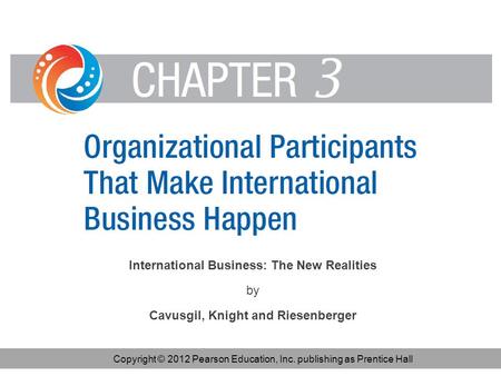 International Business: The New Realities by