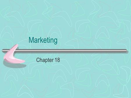 Marketing Chapter 18. Value of Marketing Until recently, marketing was not recognized as a valuable function in noncommercial settings Foodservice facilities.