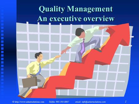 Quality Management An executive overview