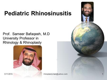 Pediatric Rhinosinusitis