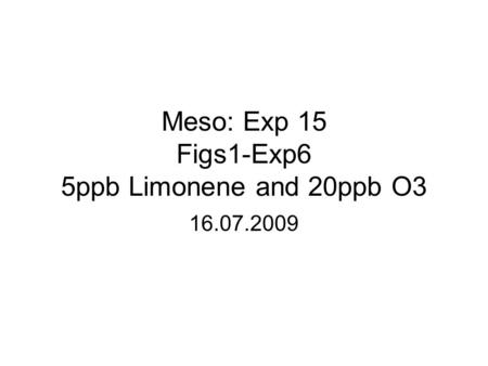 Meso: Exp 15 Figs1-Exp6 5ppb Limonene and 20ppb O3 16.07.2009.
