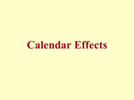 Calendar Effects. Monthly production series are strongly affected by calendar effects. In particular, a close connection between production and the number.