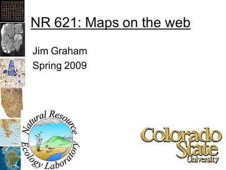 NR 621: Maps on the web Jim Graham Spring 2009. Portable Document Format Acrobat Writer lets you write PDF files from virtually any application by “printing”