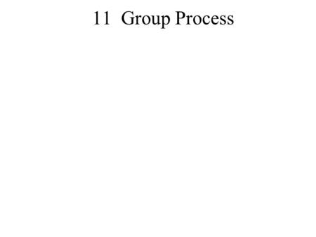 11 Group Process. Learning Objectives list key concepts for working in groups describe the Delphi Method and the nominal group process practice the nominal.