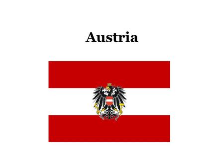 Austria. Location - Europe Federal States of Austria.