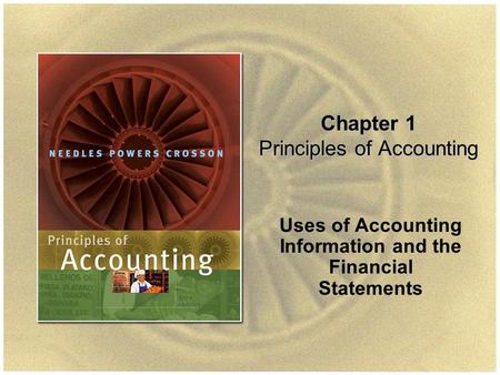 Chapter 1 Principles of Accounting