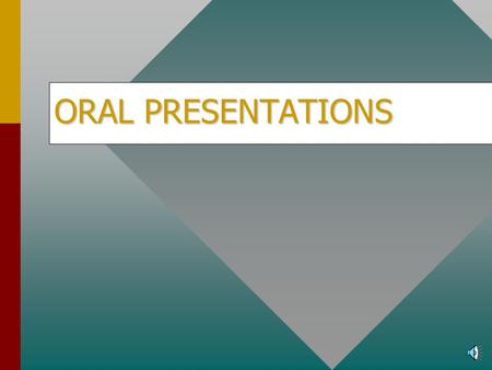 ORAL PRESENTATIONS Introduction Delivering your presentations effectively involves using a proven four-step process: Plan, Prepare, Practice, and Present.