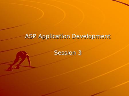 ASP Application Development Session 3. Topics Covered Using SQL Statements for: –Inserting a tuple –Deleting a tuple –Updating a tuple Using the RecordSet.