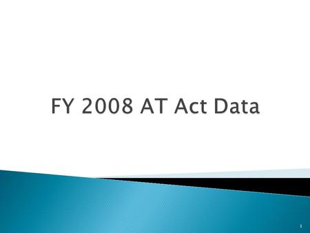 1.  Data comes from October 1, 2007 to September 30, 2008 (FY 2008).  Sources include: State Plans, Annual Progress Reports, UIC data system.  The.