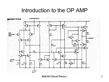 Introduction to the OP AMP