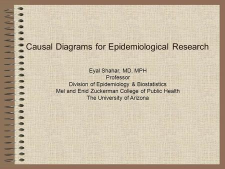 Causal Diagrams for Epidemiological Research