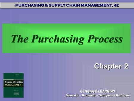 The Purchasing Process