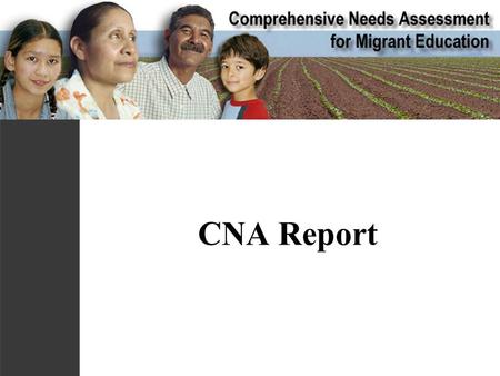 CNA Report. I. Executive Summary Keep short Simplify findings Include qualitative judgments about implications.