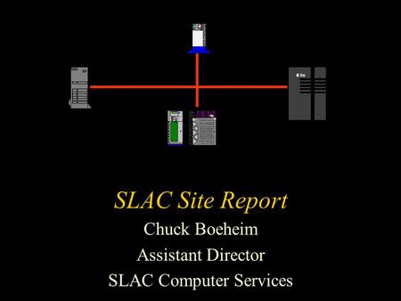 SLAC Site Report Chuck Boeheim Assistant Director SLAC Computer Services.