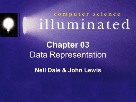 Chapter 03 Data Representation