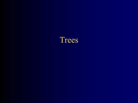 Trees. 2 Definition of a tree A tree is like a binary tree, except that a node may have any number of children –Depending on the needs of the program,