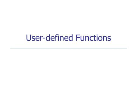 User-defined Functions. CS 1112 Scripts Command window: x = 2; my_script Hello! y = x + 2 y = 7 my_script.m: disp( 'Hello!' ); x = 5;