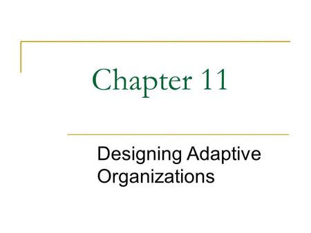 Williams Designing Adaptive Organizations
