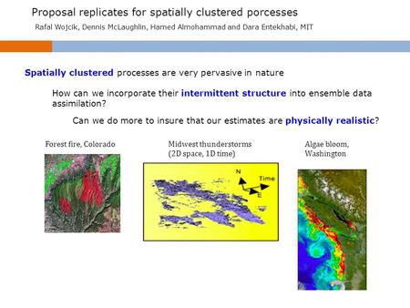 Spatially clustered processes are very pervasive in nature Can we do more to insure that our estimates are physically realistic? How can we incorporate.