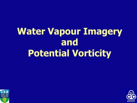 Water Vapour Imagery and