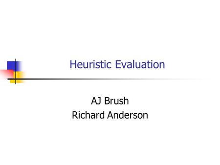 AJ Brush Richard Anderson